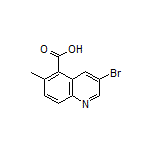 3-Bromo-6-methylquinoline-5-carboxylic Acid