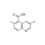 3-Iodo-6-methylquinoline-5-carboxylic Acid