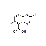 3-Iodo-7-methylquinoline-8-carboxylic Acid