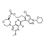 15-(2H-3,4,5,6-Tetrahydropyran-2-yl)(26S)-18-chloro-32-fluoro-4-methylthio-23,25,28-trioxa-1,3,5,9,14,15-hexaazahexacyclo[24.4.1.1[6,10].0[2,7].0[11,19].0[12,16]]dotriaconta-2,4,6,8,10(32),11(19),12(16),13,17-nonaen-24-one