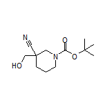 1-Boc-3-(hydroxymethyl)piperidine-3-carbonitrile