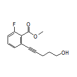 Methyl 2-Fluoro-6-(5-hydroxypent-1-yn-1-yl)benzoate