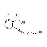 2-Fluoro-6-(5-hydroxypent-1-yn-1-yl)benzoic Acid