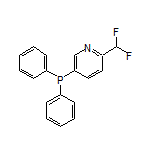 2-(Difluoromethyl)-5-(diphenylphosphino)pyridine