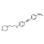 4-[[4-(3-Morpholinopropoxy)phenyl]ethynyl]aniline