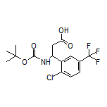 3-(Boc-amino)-3-[2-chloro-5-(trifluoromethyl)phenyl]propanoic Acid