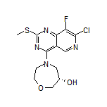 (S)-4-[7-Chloro-8-fluoro-2-(methylthio)pyrido[4,3-d]pyrimidin-4-yl]-1,4-oxazepan-6-ol