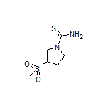 3-(Methylsulfonyl)pyrrolidine-1-carbothioamide