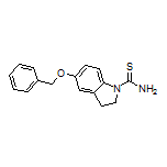 5-(Benzyloxy)indoline-1-carbothioamide