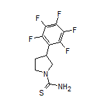 3-(Perfluorophenyl)pyrrolidine-1-carbothioamide