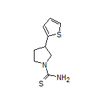 3-(Thiophen-2-yl)pyrrolidine-1-carbothioamide