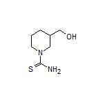 3-(Hydroxymethyl)piperidine-1-carbothioamide