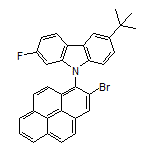 9-(2-Bromopyren-1-yl)-6-(tert-butyl)-2-fluoro-9H-carbazole