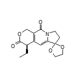 (R)-4’-Ethyl-7’,8’-dihydrospiro[[1,3]dioxolane-2,6’-pyrano[3,4-f]indolizine]-3’,10’(1’H,4’H)-dione
