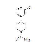 4-(3-Chlorophenyl)piperidine-1-carbothioamide