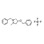1-Benzyl-3-(benzyloxy)-5-methyl-3,4-dihydro-2H-pyrrol-1-ium Tetrafluoroborate