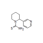 2-(Pyridin-3-yl)piperidine-1-carbothioamide