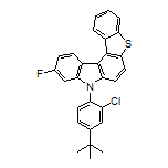 8-[4-(tert-Butyl)-2-chlorophenyl]-10-fluoro-8H-benzo[4,5]thieno[2,3-c]carbazole