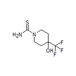 4-Hydroxy-4-(trifluoromethyl)piperidine-1-carbothioamide