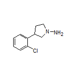 3-(2-Chlorophenyl)pyrrolidin-1-amine
