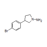 3-(4-Bromophenyl)pyrrolidin-1-amine