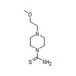 4-(2-Methoxyethyl)piperazine-1-carbothioamide