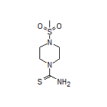 4-(Methylsulfonyl)piperazine-1-carbothioamide
