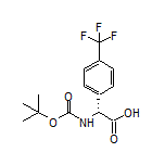 (R)-2-(Boc-amino)-2-[4-(trifluoromethyl)phenyl]acetic Acid