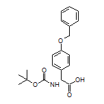 (R)-2-[4-(Benzyloxy)phenyl]-2-(Boc-amino)acetic Acid