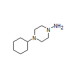 4-Cyclohexylpiperazin-1-amine