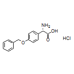 (S)-2-Amino-2-[4-(benzyloxy)phenyl]acetic Acid Hydrochloride