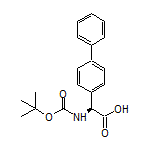 (S)-2-([1,1’-Biphenyl]-4-yl)-2-(Boc-amino)acetic Acid