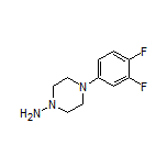 4-(3,4-Difluorophenyl)piperazin-1-amine