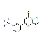 7-Chloro-5-[3-(trifluoromethyl)phenyl]pyrazolo[1,5-a]pyrimidine
