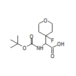 2-(Boc-amino)-2-(4-fluorotetrahydro-2H-pyran-4-yl)acetic Acid
