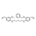3-(Benzyloxy)-4-[[5-(4-formyl-2-methoxyphenoxy)pentyl]oxy]benzaldehyde
