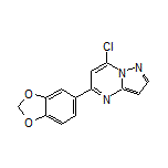 5-(Benzo[d][1,3]dioxol-5-yl)-7-chloropyrazolo[1,5-a]pyrimidine