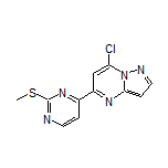 7-Chloro-5-[2-(methylthio)-4-pyrimidinyl]pyrazolo[1,5-a]pyrimidine