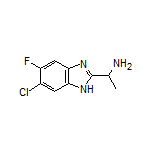 1-(6-Chloro-5-fluoro-1H-benzo[d]imidazol-2-yl)ethanamine