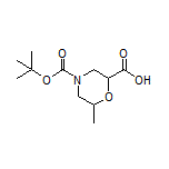 4-Boc-6-methylmorpholine-2-carboxylic Acid