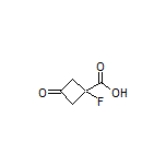 1-Fluoro-3-oxocyclobutanecarboxylic Acid