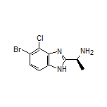 (S)-1-(5-Bromo-4-chloro-1H-benzo[d]imidazol-2-yl)ethanamine