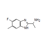 1-(5-Fluoro-6-methyl-1H-benzo[d]imidazol-2-yl)ethanamine