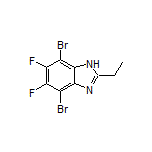 4,7-Dibromo-2-ethyl-5,6-difluorobenzimidazole