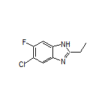 5-Chloro-2-ethyl-6-fluorobenzimidazole