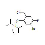 [5-Bromo-2-(chloromethyl)-4-fluorophenoxy]triisopropylsilane