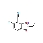 6-Chloro-2-ethylbenzimidazole-7-carbonitrile