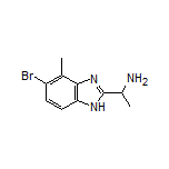 1-(5-Bromo-4-methyl-1H-benzo[d]imidazol-2-yl)ethanamine