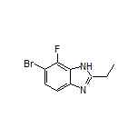 6-Bromo-2-ethyl-7-fluorobenzimidazole