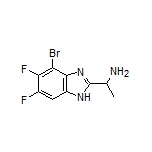 1-(4-Bromo-5,6-difluoro-1H-benzo[d]imidazol-2-yl)ethanamine